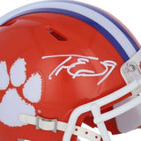 Travis Etienne Clemson Tigers Signed Riddell Speed Mini Helmet