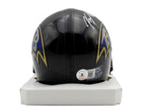 Kyle Hamilton Signed Speed Mini Football Helmet Baltimore Ravens Beckett 171415