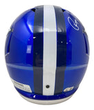 Roger Staubach Signed Cowboys FS Flash Replica Speed Helmet Captain America BAS