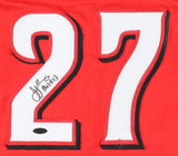 Jake Fraley Signed Cincinnati Reds Jersey (Playball Ink) 2023 Rookie Outfielder