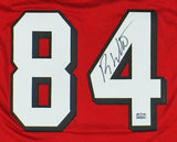 Roddy White Signed Atlanta Custom Red Jersey - Radtke Sports Authenticated