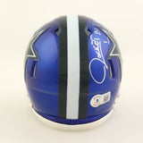 Raghib "Rocket" Ismail Signed Dallas Cowboys Flash Speed Mini Helmet (Beckett)