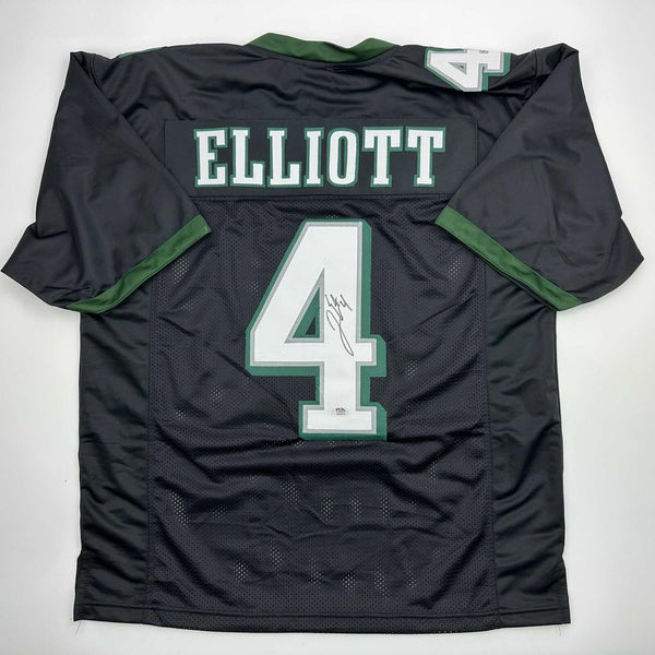 Autographed/Signed Jake Elliott Philadelphia Black Football Jersey PSA/DNA COA