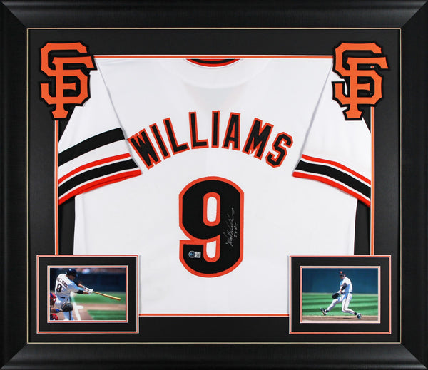 Matt Williams "5x AS" Authentic Signed White Pro Style Framed Jersey BAS Witness