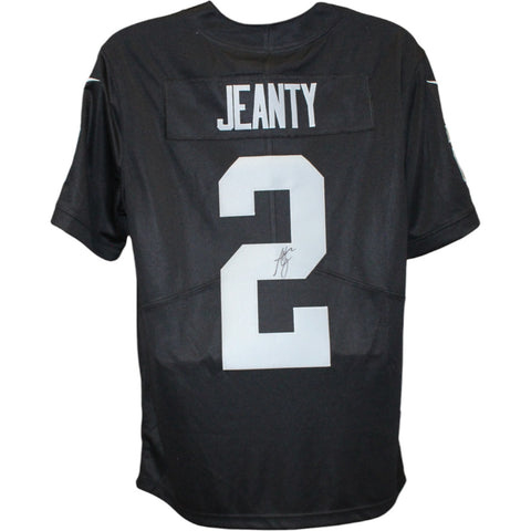 Ashton Jeanty Autographed Las Vegas Raiders Nike Black sz L Jersey Beckett 53211