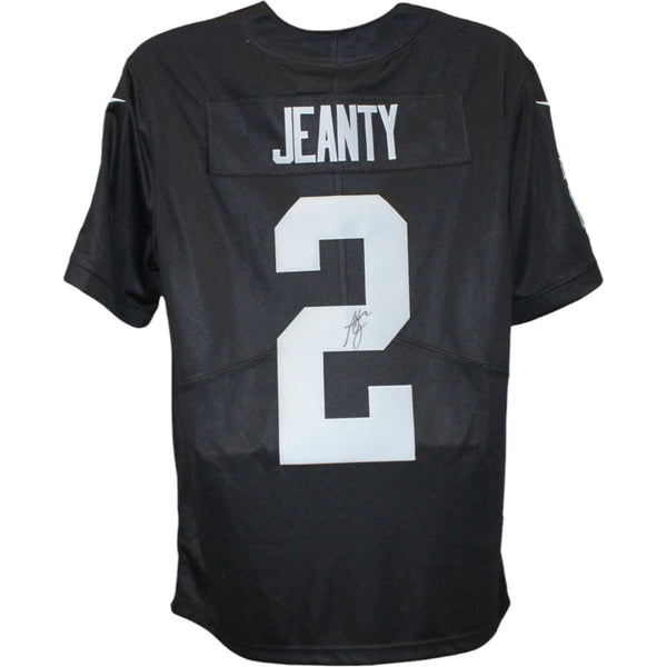 Ashton Jeanty Autographed Las Vegas Raiders Nike Black sz L Jersey Beckett 53211