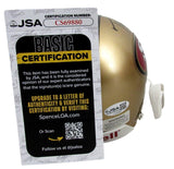 Terrell Owens Signed/Autographed 49ers Mini Football Helmet JSA 213078
