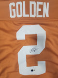 MATTHEW GOLDEN AUTOGRAPHED SIGNED COLLEGE STYLE CUSTOM XL JERSEY W/ BECKETT QR