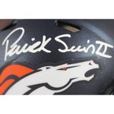 Patrick Surtain Autographed/Signed Denver Broncos Spd Mini Helmet Beckett 49862