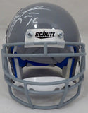 RYAN LEAF AUTOGRAPHED WASHINGTON STATE GRAY SCHUTT MINI HELMET BECKETT QR 193978