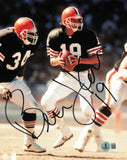 Bernie Kosar Autographed 8x10 Photo Cleveland Browns Beckett BAS QR #BS12856