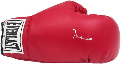 Muhammad Ali Autographed Red Everlast Boxing Glove RH Beckett BAS #AE36227