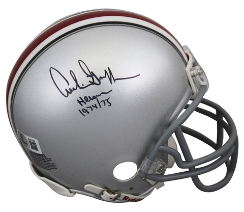 Ohio State Archie Griffin "Heisman 1974/75" Signed VSR4 Rep Mini Helmet BAS
