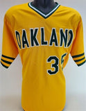 Vida Blue Signed Oakland Athletic Jersey (JSA COA) 1971 A.L. MVP 3xSeries Champ