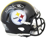 Steelers Hines Ward Authentic Signed Speed Mini Helmet Autographed BAS Witnessed