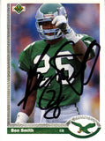 Ben Smith Autographed 1991 Upper Deck #110 Trading Card Beckett 44799