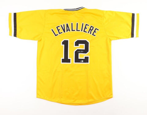 Mike LaValliere Signed Pirates Jersey (Beckett) Pittsburgh Catcher 1987-1993