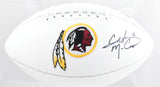 Colt McCoy Autographed Washington Redskins Logo Football - Beckett W Hologram