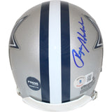 Roger Staubach Drew Pearson Signed Dallas Cowboys Mini Helmet Beckett 43049