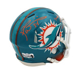 Ricky Williams Signed Miami Dolphins Speed Custom Mini Helmet with "Smoke Weed