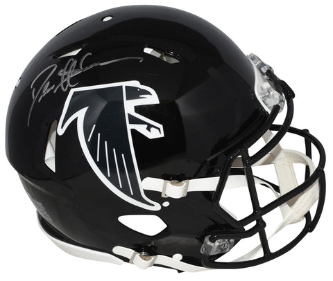 DEION SANDERS SIGNED ATLANTA FALCONS THROWBACK AUTHENTIC SPEED HELMET BECKETT