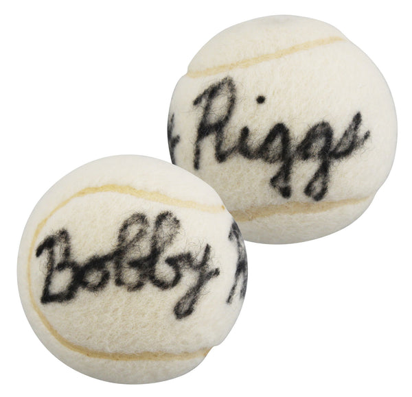 Bobby Riggs Authentic Signed Slazenger Tennis Ball Autographed BAS #AE64048