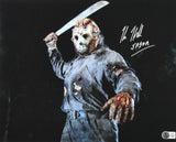 Kane Hodder Autographed Friday the 13th 11x14 Close Up Photo - Beckett Hologram