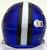 Herschel Walker Autographed Cowboys Flash Speed Mini Helmet Smudged Beckett