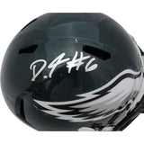 Devonta Smith Autographed/Signed Philadelphia Eagles F/S Helmet FAN 45780