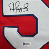 Autographed/Signed Albert Pujols St. Louis Red Baseball Jersey Beckett BAS COA