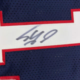 Autographed/Signed Shaquille Shaq O'Neal USA United States Blue Jersey PSA COA