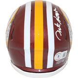 Art Monk Autographed/Signed Washington Redskins HOF Mini Helmet Beckett 43039