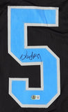 David Montgomery Signed Detroit Lions Black Jersey (Beckett) Ex-Iowa State R.B.