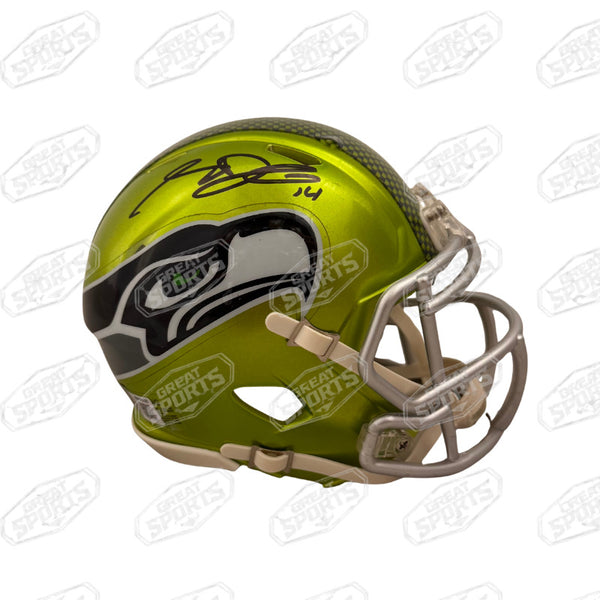SAM DARNOLD SIGNED SEATTLE SEAHAWKS FLASH SPEED MINI HELMET BECKETT QR