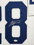 FRAMED INDIANAPOLIS COLTS JONATHAN TAYLOR SIGNED JERSEY JSA COA