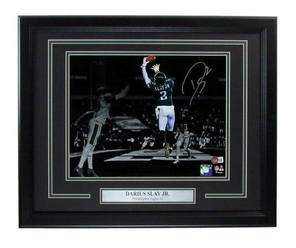 Darius Slay Autographed 11x14 Photo Philadelphia Eagles Framed PSA/DNA