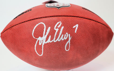 John Elway Autographed "The Duke" NFL Official Game Wilson Football BAS COA