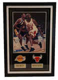 Michael Jordan & Kobe Bryant Duel-Signed 16x20 Deluxe Framed JSA/UDA COA