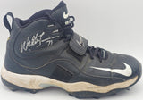 Walter Jones Autographed Pair of Game Used Nike Zoom Air Cleats Beckett
