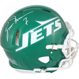 Boomer Esiason Autographed New York Jets Authentic TB Helmet Beckett 50899