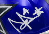 Dak Prescott Autographed Flash Mini Football Helmet Dallas Cowboys Beckett