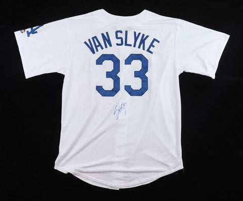 Scott Van Slyke Signed Los Angeles Dodgers Jersey (PSA COA) Son o Andy Van Slyke