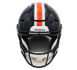Terrell Davis Signed Denver Broncos Speed Flex Authentic Color Rush Helmet- HOF