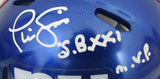 Phil Simms Signed/Inscribed Mini Football Helmet NY Giants Beckett 200049