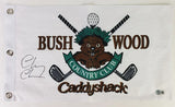 Chevy Chase (Ty Webb) Signed Bushwood C. C. Caddyshack Golf Pin Flag (Becket)