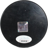Caroline Ouellette Autographed/Signed Team Canada Logo Puck HOF JSA 53978
