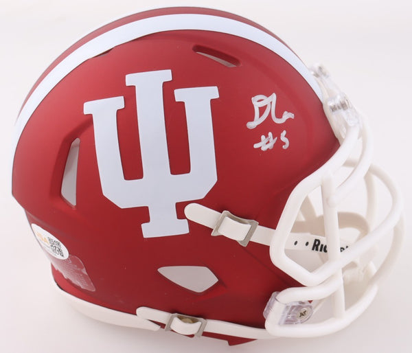 D'Angelo Ponds Signed Indiana Hoosiers Mini Helmet (JSA) 2025 CFP National Champ