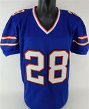 James Cook Signed Bills Jersey (JSA COA) Buffalo 2022 2nd Rnd Pk / Univ. Georgia