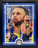 Stephen Curry Golden State Warriors Highland Mint Photo & Coin LE | Laser Signed