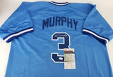 Dale Murphy Signed Atlanta Braves Powder Blue Jersey (JSA COA) 2xNL MVP OF